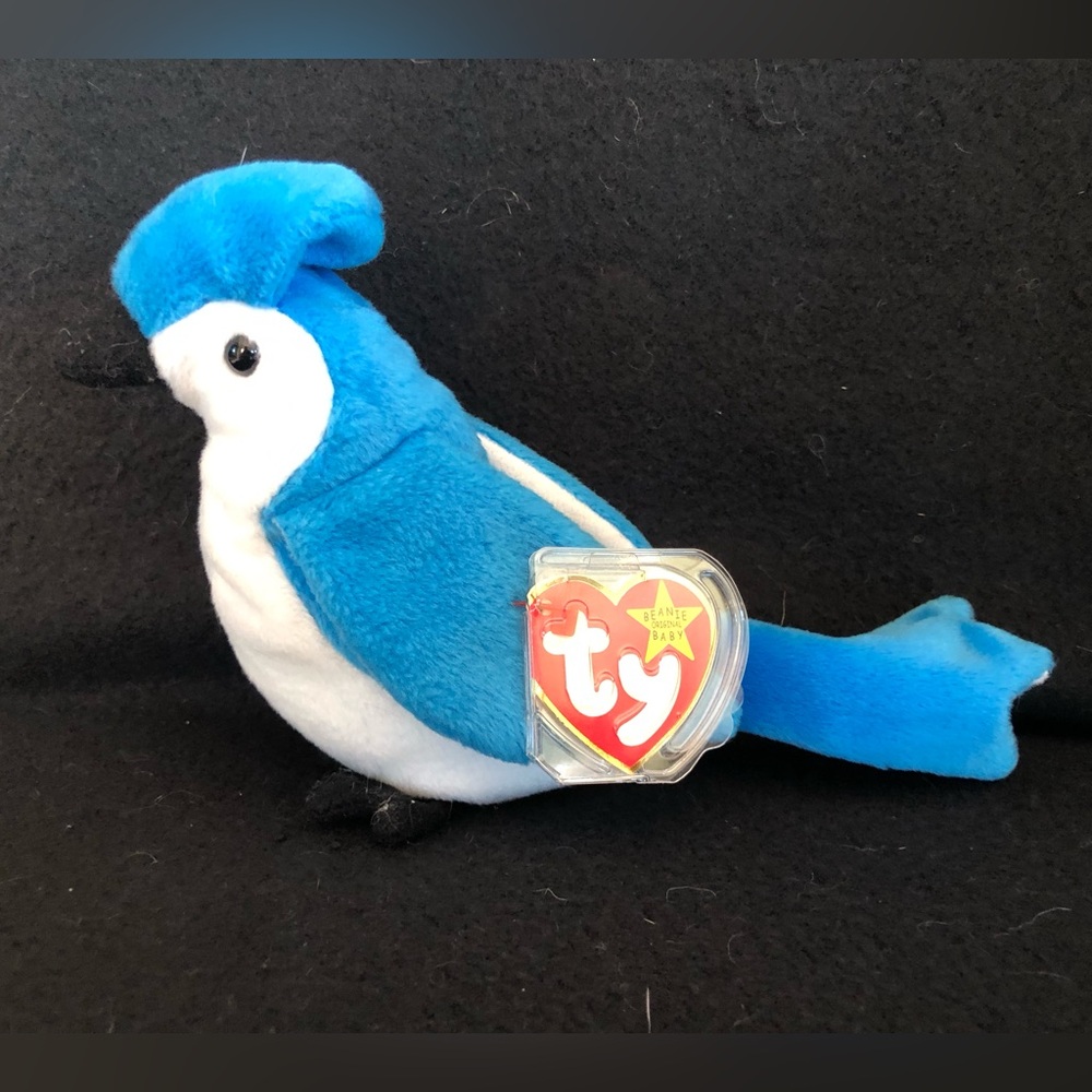 Ty Original Beanie Baby - Rocket the Blue Jay